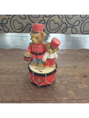 Enesco CHERISHED TEDDIES DRUMMER BOY ~ 2004 Marching to the Beat of Holiday Fun